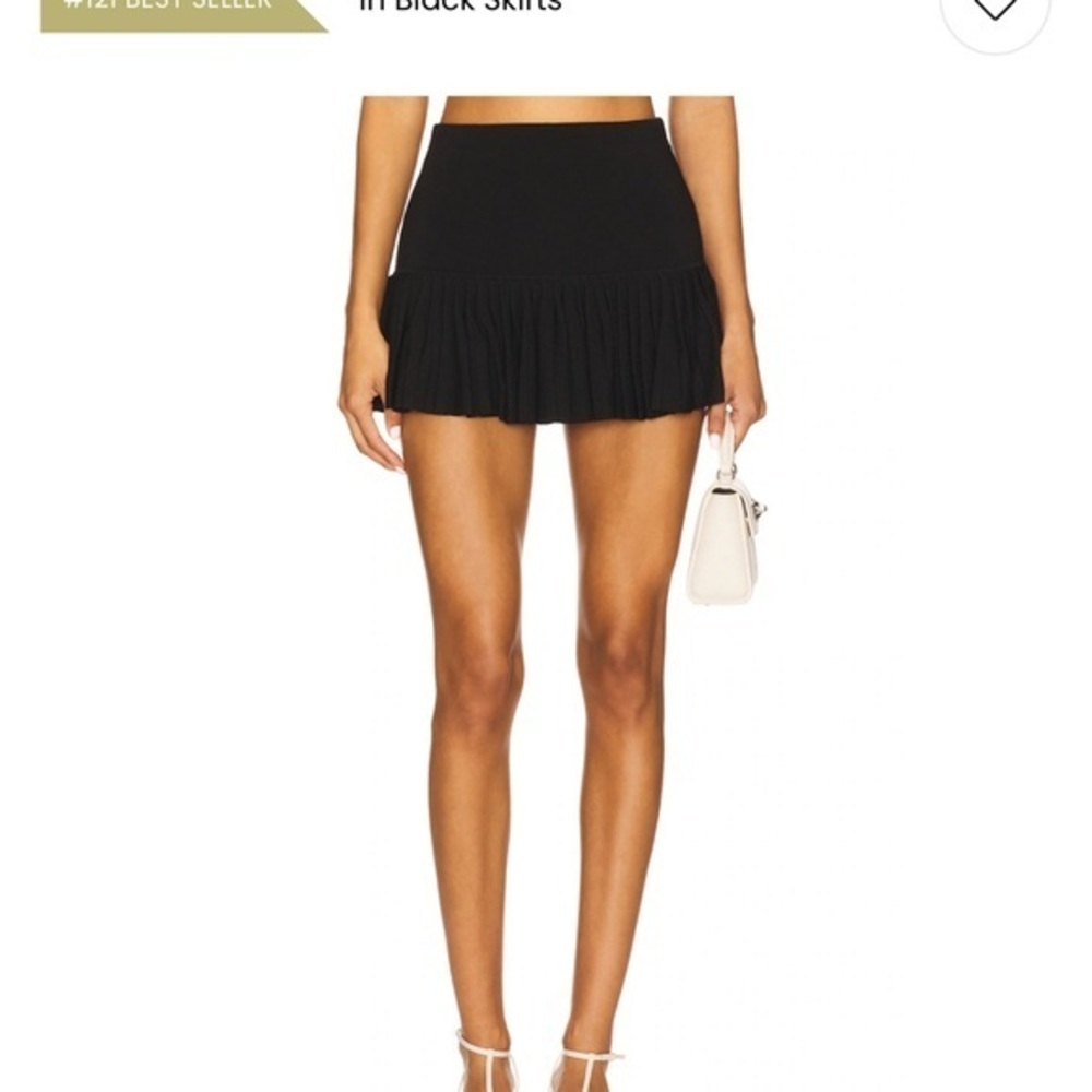 Marc Jacobs Black Ruffle Mini Skirt Sz 6